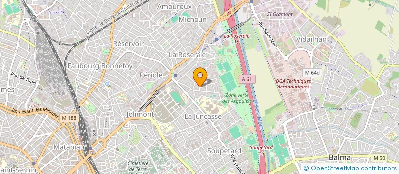 localisation de l'entreprise KATARK INVEST à TOULOUSE