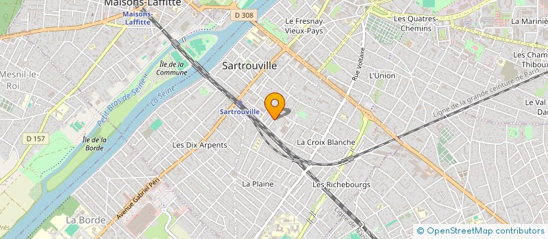 localisation de l'entreprise KATE 70 à SARTROUVILLE