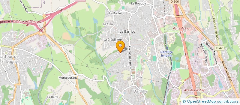 localisation de l'entreprise KATEDRA ONE  DARDILLY