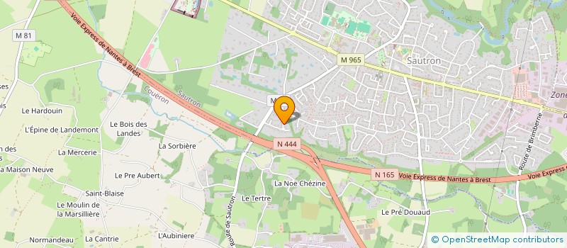 localisation de l'entreprise KATEL à SAUTRON