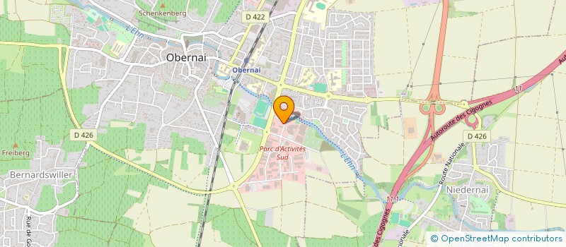 localisation de l'entreprise KATEL INVEST  OBERNAI