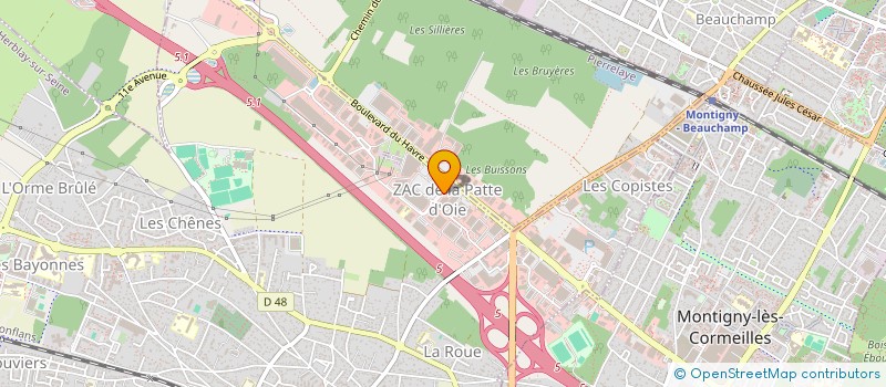 localisation de l'entreprise KATEL SERVICES à VAUREAL