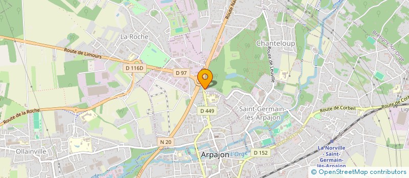 localisation de l'entreprise KATELEC à SAINT-GERMAIN-LES-ARPAJON