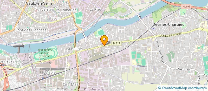 localisation de l'entreprise KATELI RENOV HABITAT à DECINES-CHARPIEU