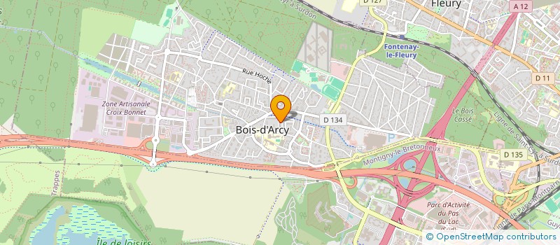 localisation de l'entreprise KATELL à BOIS-D'ARCY