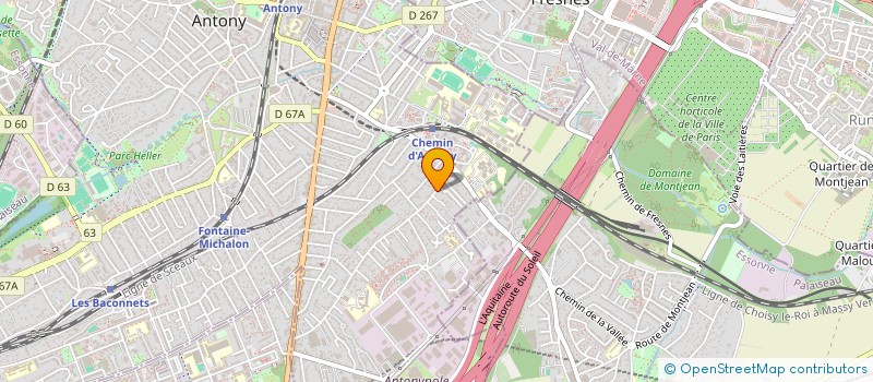 localisation de l'entreprise KATELL RAPIN SAS à ANTONY