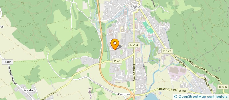 localisation de l'entreprise KATER à LAGNIEU