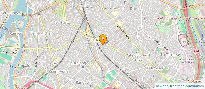 localisation de l'entreprise KATES à TOULOUSE