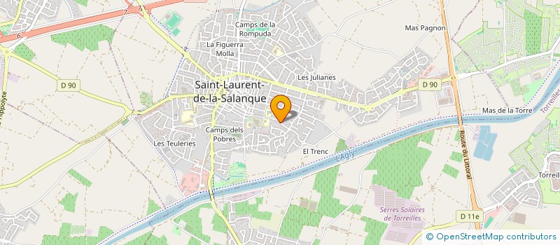 localisation de l'entreprise KATGIL  SAINT-LAURENT-DE-LA-SALANQUE