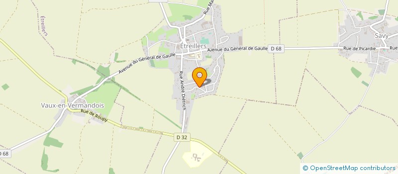localisation de l'entreprise KATHANA MUSIC à ETREILLERS