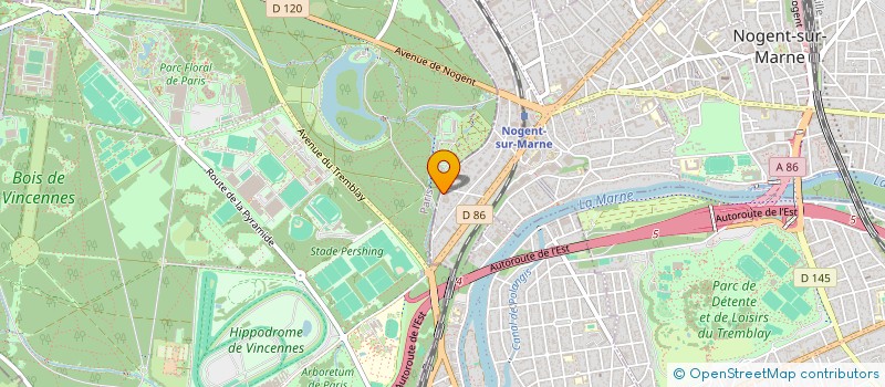 localisation de l'entreprise KATHARINA à NOGENT-SUR-MARNE