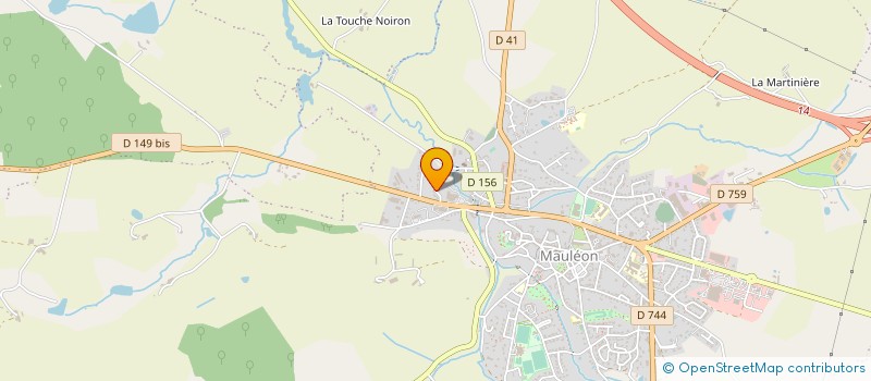 localisation de l'entreprise KATHIE IMMOBILIER  MAULEON