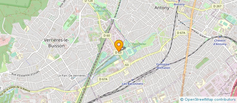 localisation de l'entreprise KATHREIN FRANCE à VERRIERES-LE-BUISSON