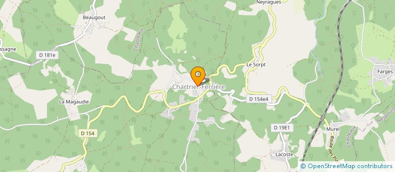 localisation de l'entreprise KATHYVITI  CHARTRIER-FERRIERE