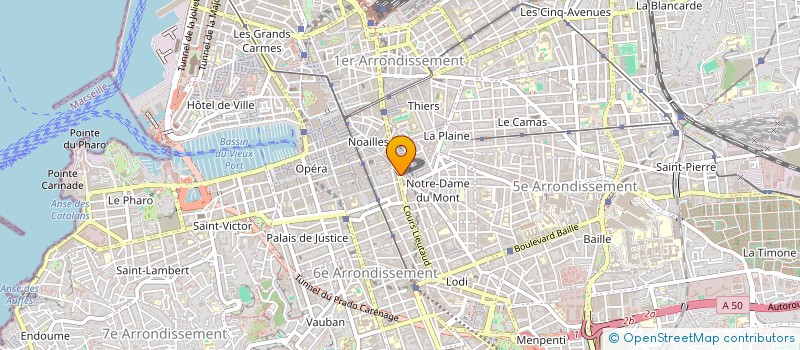 localisation de l'entreprise KATI BUR à MARSEILLE