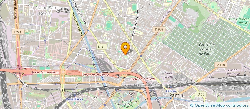 localisation de l'entreprise KATI MODE à AUBERVILLIERS