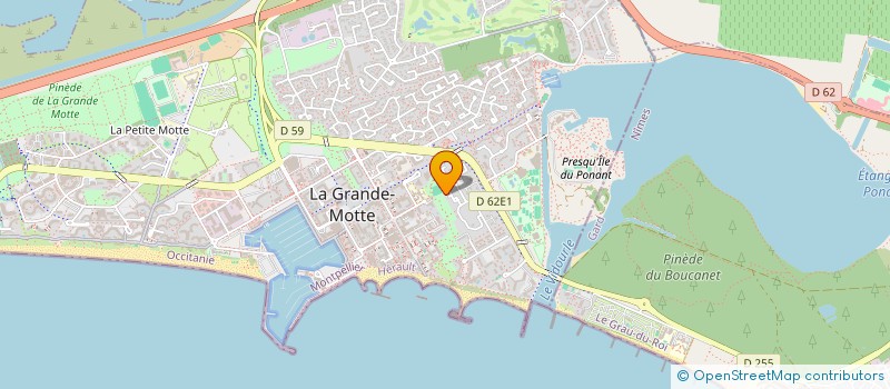 localisation de l'entreprise KATIA ALEX LMNP BELL'UBAYE  LA GRANDE-MOTTE