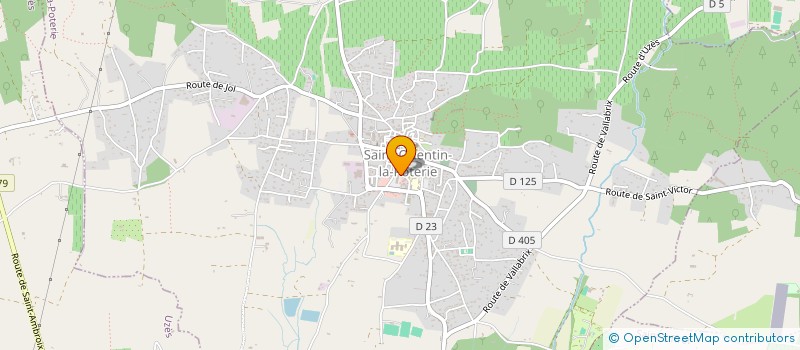 localisation de l'entreprise KATIA FLEURS  SAINT-QUENTIN-LA-POTERIE