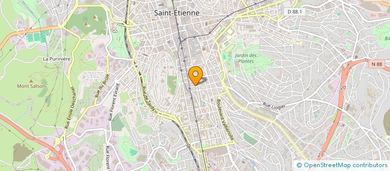 localisation de l'entreprise KATIA IT PARTNER  SAINT-ETIENNE