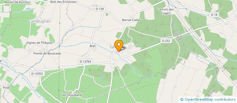 localisation de l'entreprise KATIOPA JETS  CIVRAC-DE-BLAYE