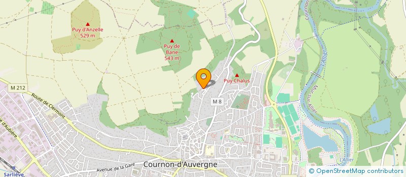 localisation de l'entreprise KATITANK FILMS  COURNON-D'AUVERGNE