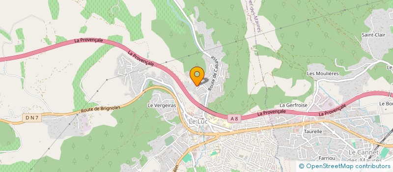 localisation de l'entreprise KATJAM83  LE LUC