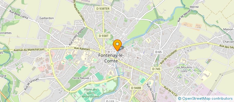 localisation de l'entreprise KATLEEN à FONTENAY-LE-COMTE