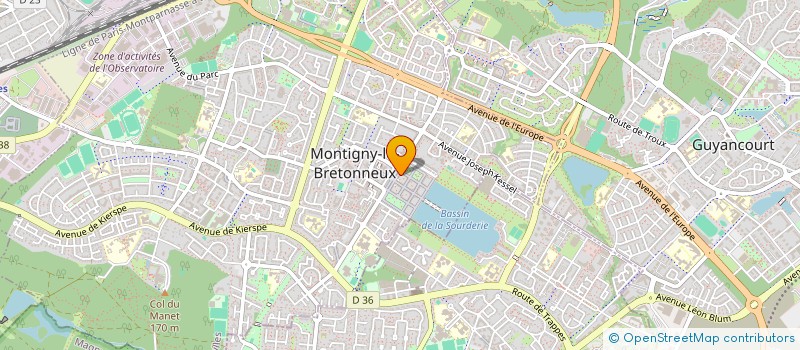 localisation de l'entreprise KATO FOOTBALL MANAGEMENT  MONTIGNY-LE-BRETONNEUX