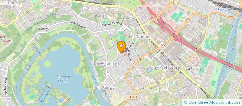 localisation de l'entreprise KATOME  CERGY