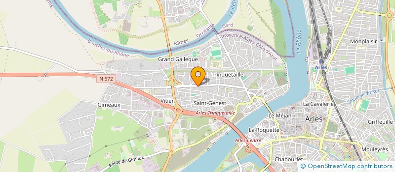 localisation de l'entreprise KATONEL à ARLES