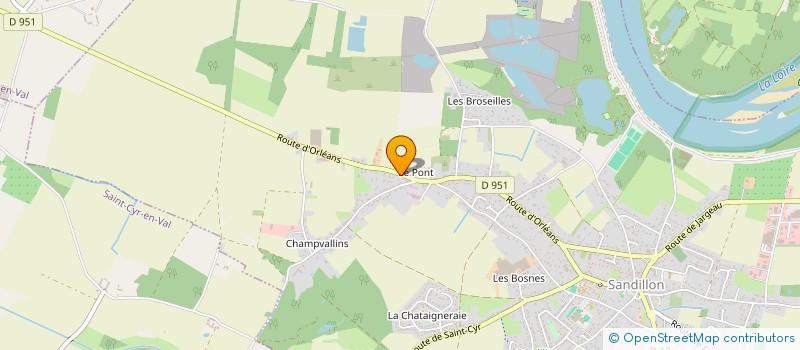 localisation de l'entreprise KATONI à SANDILLON