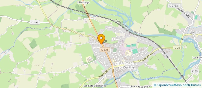 localisation de l'entreprise KATONY  BEAUMONT-SUR-SARTHE