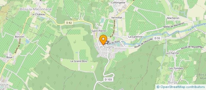 localisation de l'entreprise KATORI SHINTO-RYU DE BOURGOGNE à LUGNY