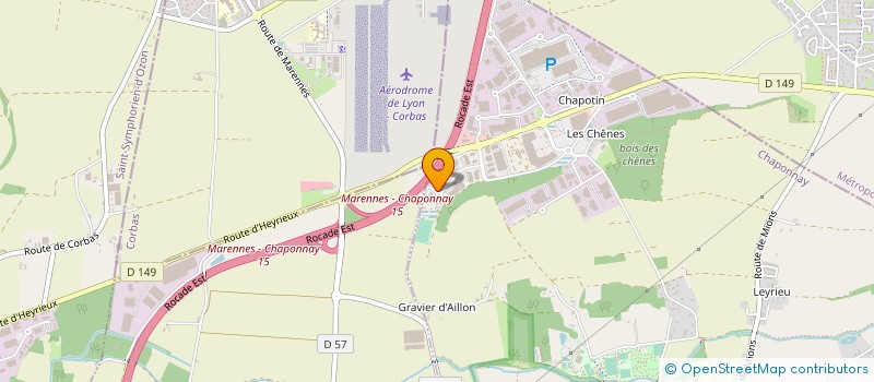 localisation de l'entreprise KATRA  CHAPONNAY