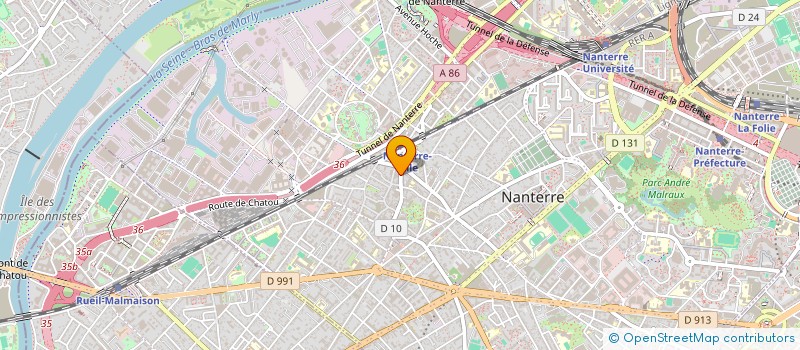 localisation de l'entreprise KATRESSE  NANTERRE