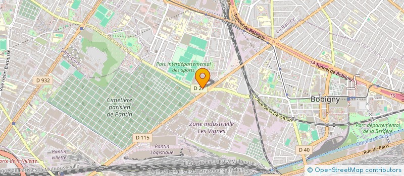 localisation de l'entreprise KATRIX à BOBIGNY
