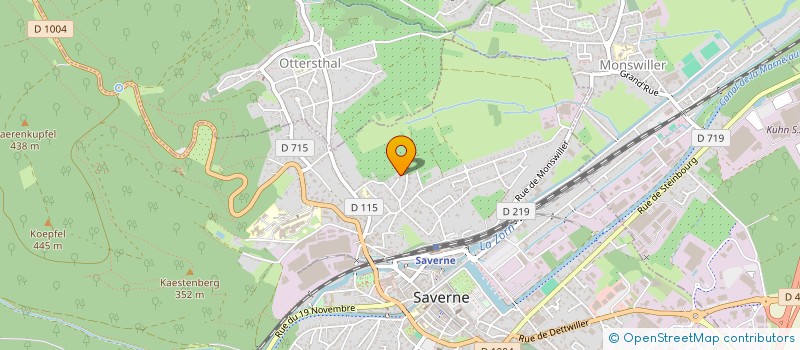 localisation de l'entreprise KATS  SAVERNE