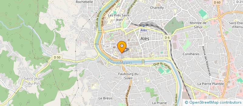 localisation de l'entreprise KATSAM à ALES