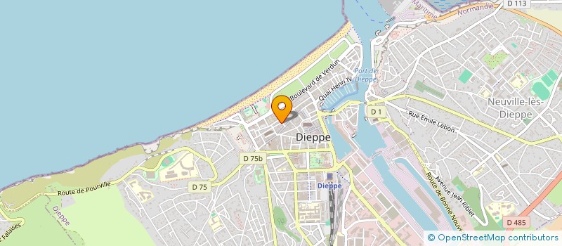 localisation de l'entreprise KATSE à DIEPPE