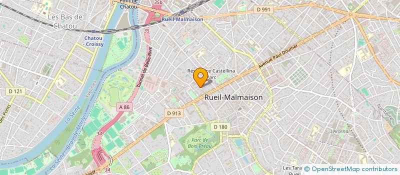localisation de l'entreprise KATSURA à RUEIL-MALMAISON