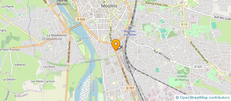 localisation de l'entreprise KATSY'S SONGS  MOULINS