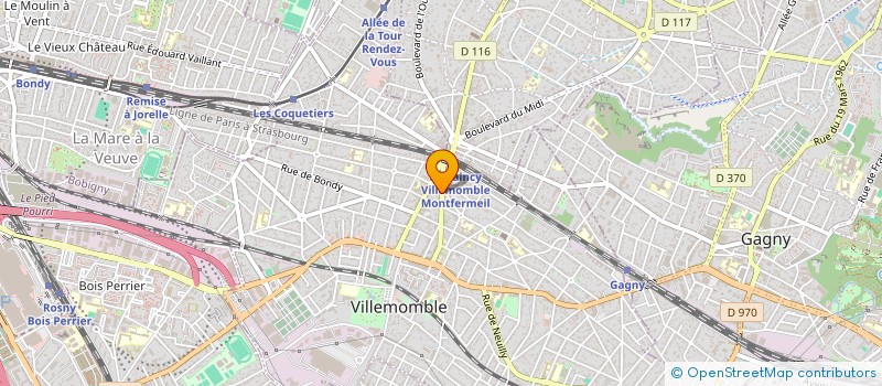 localisation de l'entreprise KATTA à VILLEMOMBLE
