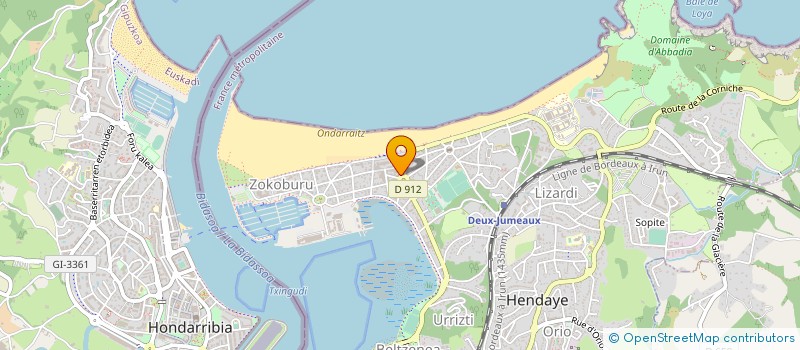 localisation de l'entreprise KATTALIN GORRI à HENDAYE
