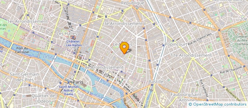 localisation de l'entreprise KATTIA MENDIGUETTI RP  PARIS