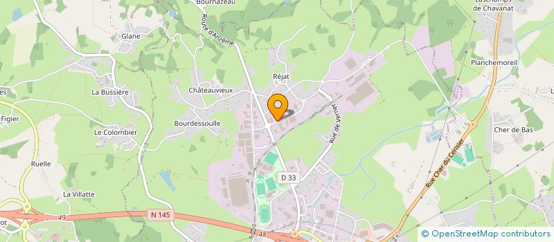 localisation de l'entreprise KATY à GUERET