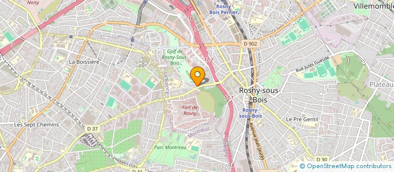 localisation de l'entreprise KATY DIOR à ROSNY-SOUS-BOIS