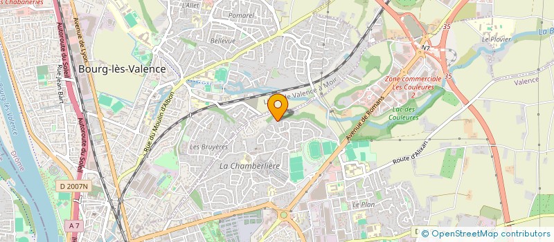 localisation de l'entreprise KATY LAURENT  VALENCE