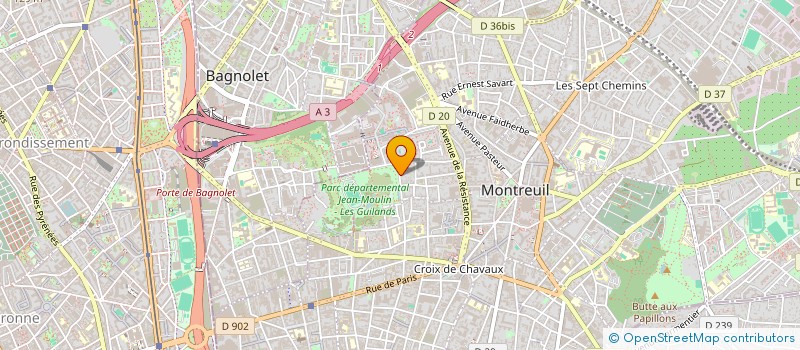 localisation de l'entreprise KATZ&CO  MONTREUIL