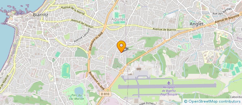 localisation de l'entreprise KATZ CONSULTING à BIARRITZ