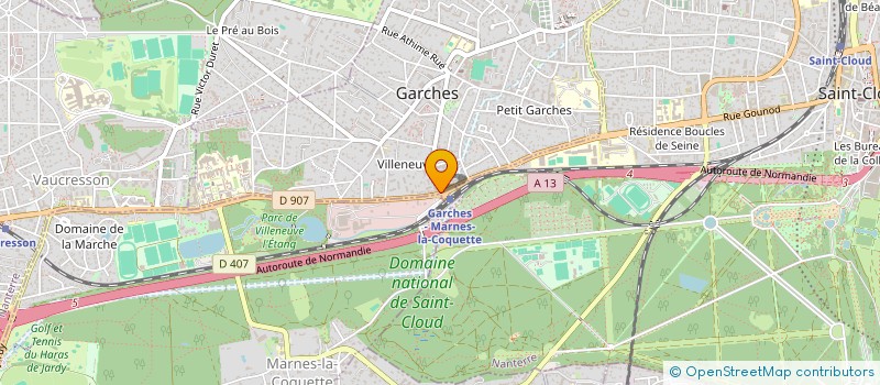 localisation de l'entreprise KATZ GESTION à GARCHES